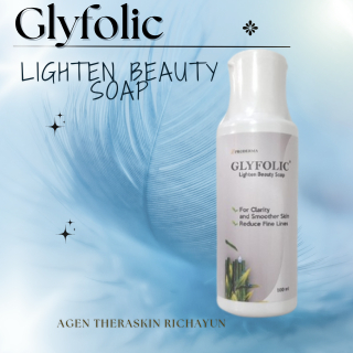 glyfolic lighten beauty soap 100 ml # sabun pencerah