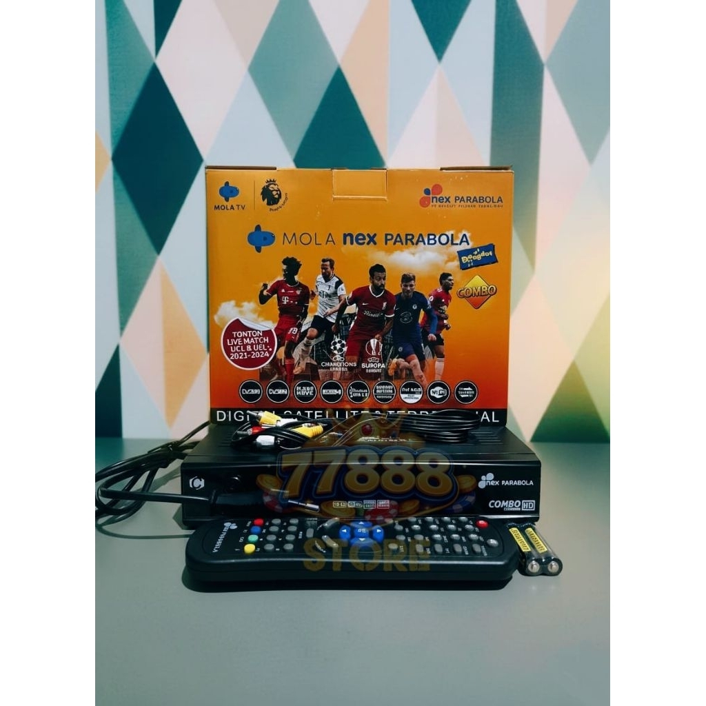 RECEIVER NEX PARABOLA COMBO KUNING