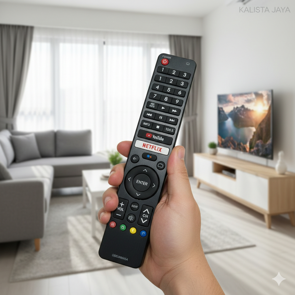 REMOTE SMART TV SHARP 4K UHD ORIGINAL ASLI