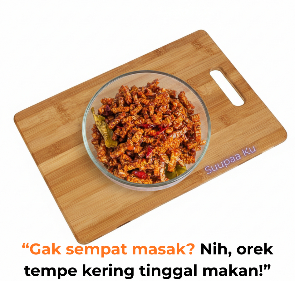 Orek Tempe Kering | Lauk Gurih Manis Tahan Lama | Kirim Instan