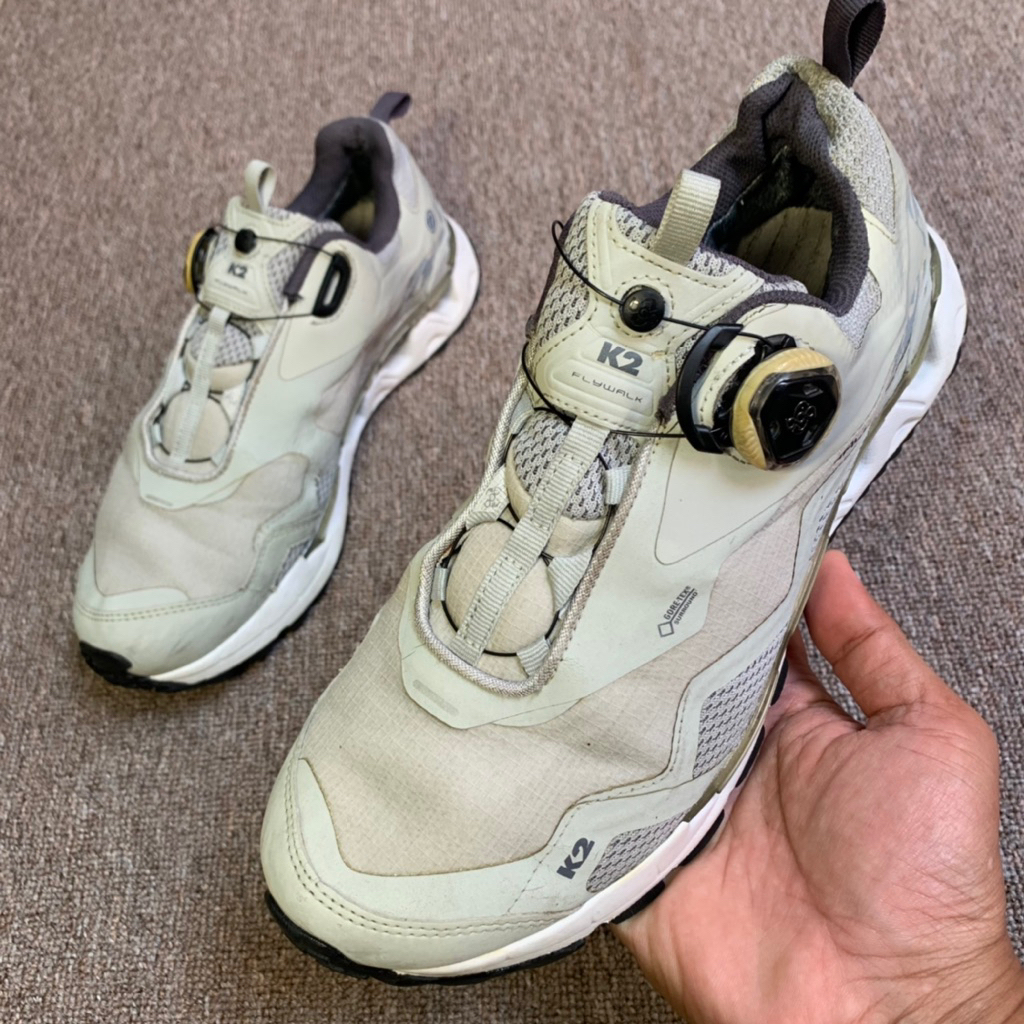 Sepatu lari/hiking K2 Flywalk BOA uk 41 ins 260mm