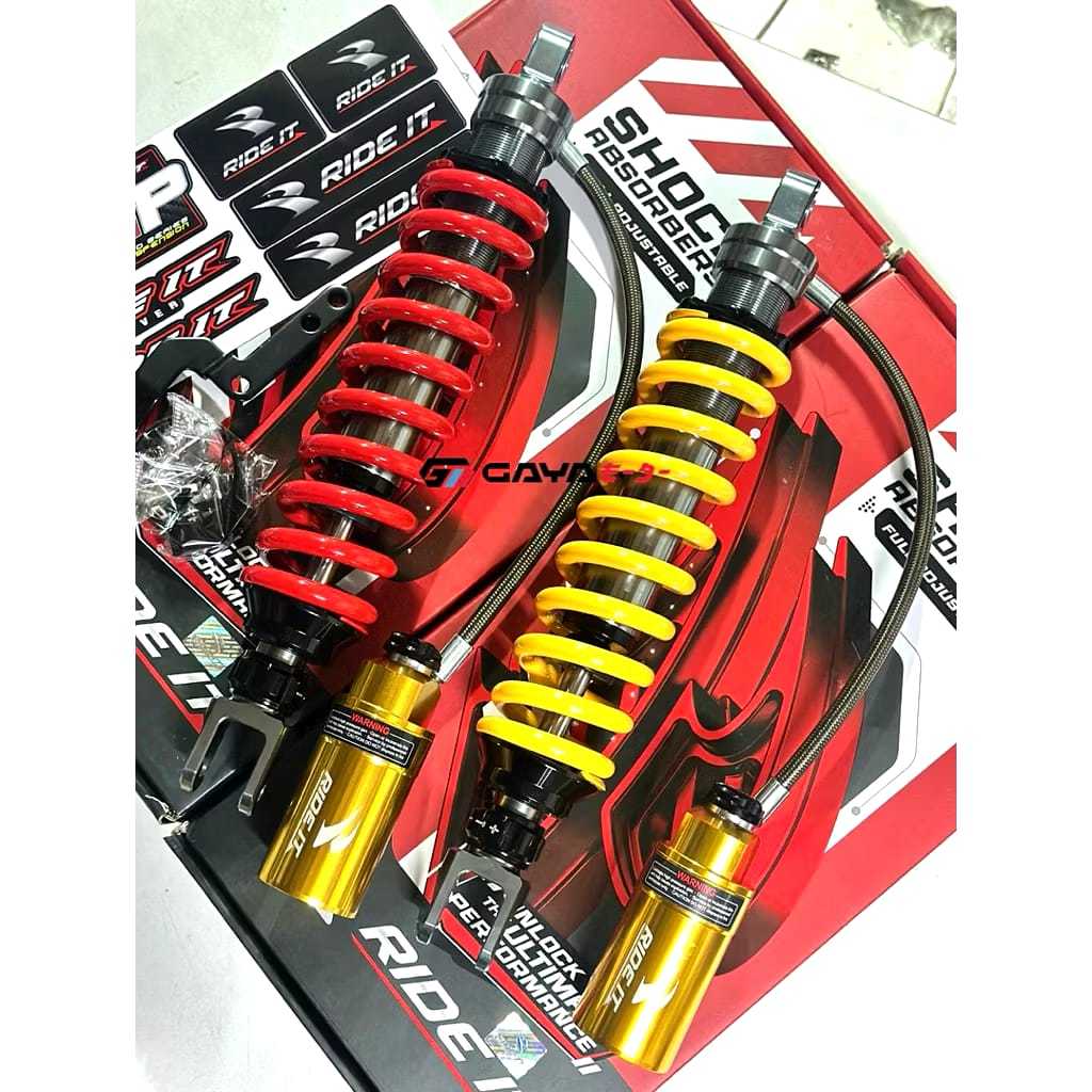 Shock Monoshock Ride it Gp103 Sok Belakang KLX 150 CRF150 GP OROGINAL RIDE IT 103 Tabung Pisah Pleks