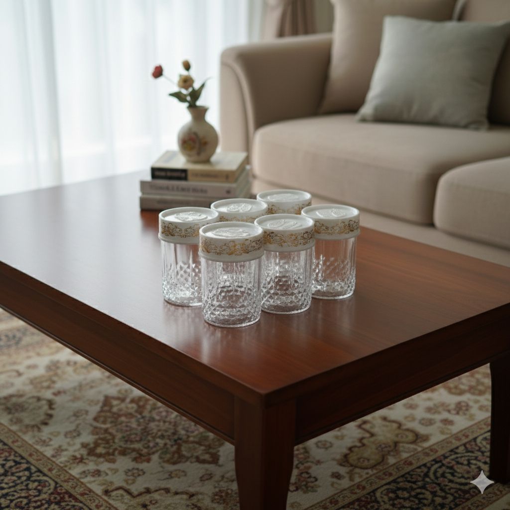 toples kue lebaran akrilik plastik isi 6