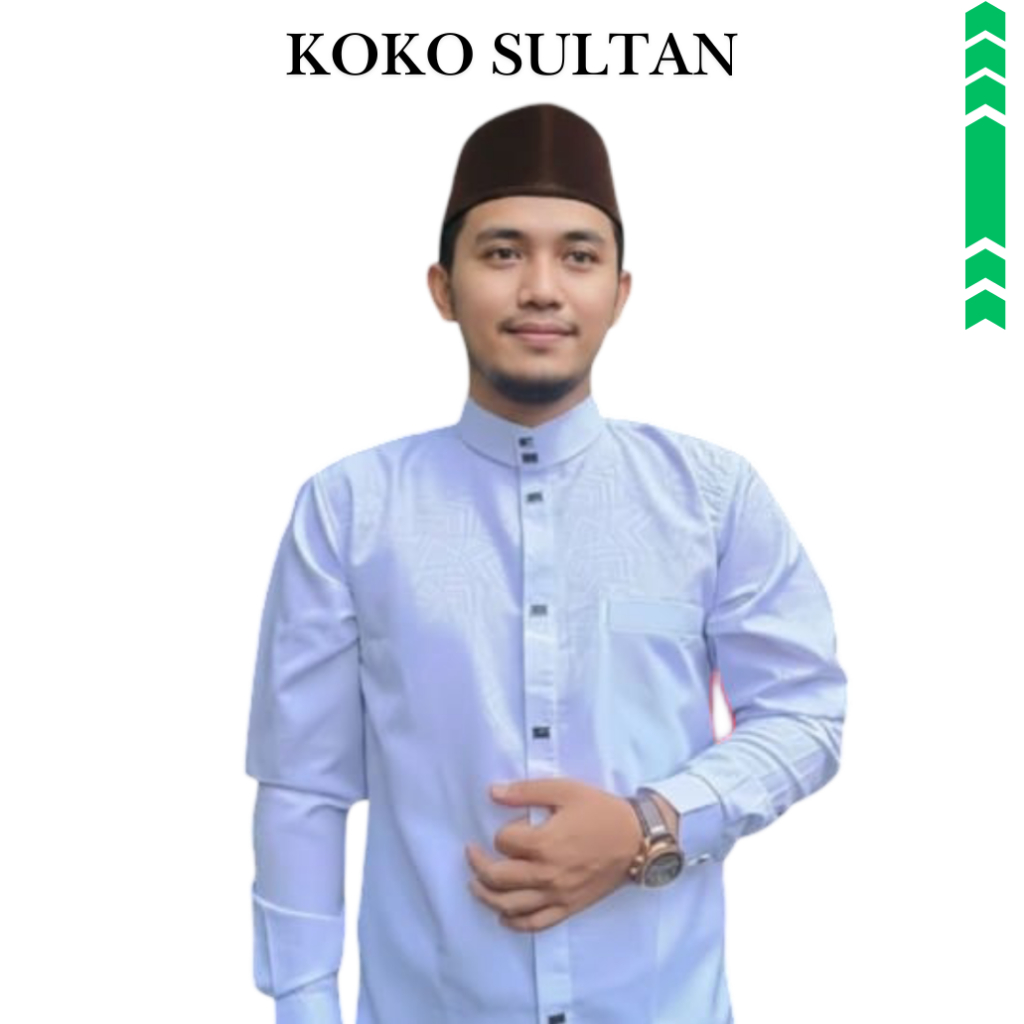 Kemeja Koko Sultan Premium Pria Dewasa Embos Motif Etnik