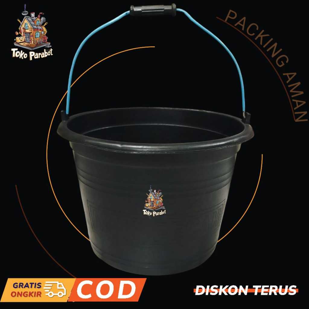 Ember Hitam Karet Anti Pecah Cor Proyek