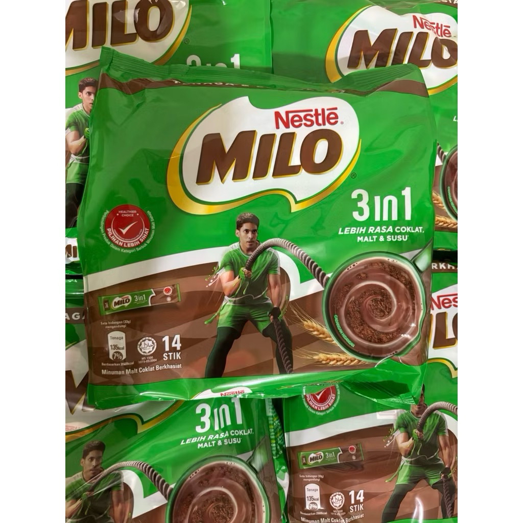 Milo Malaysia 14 stik original