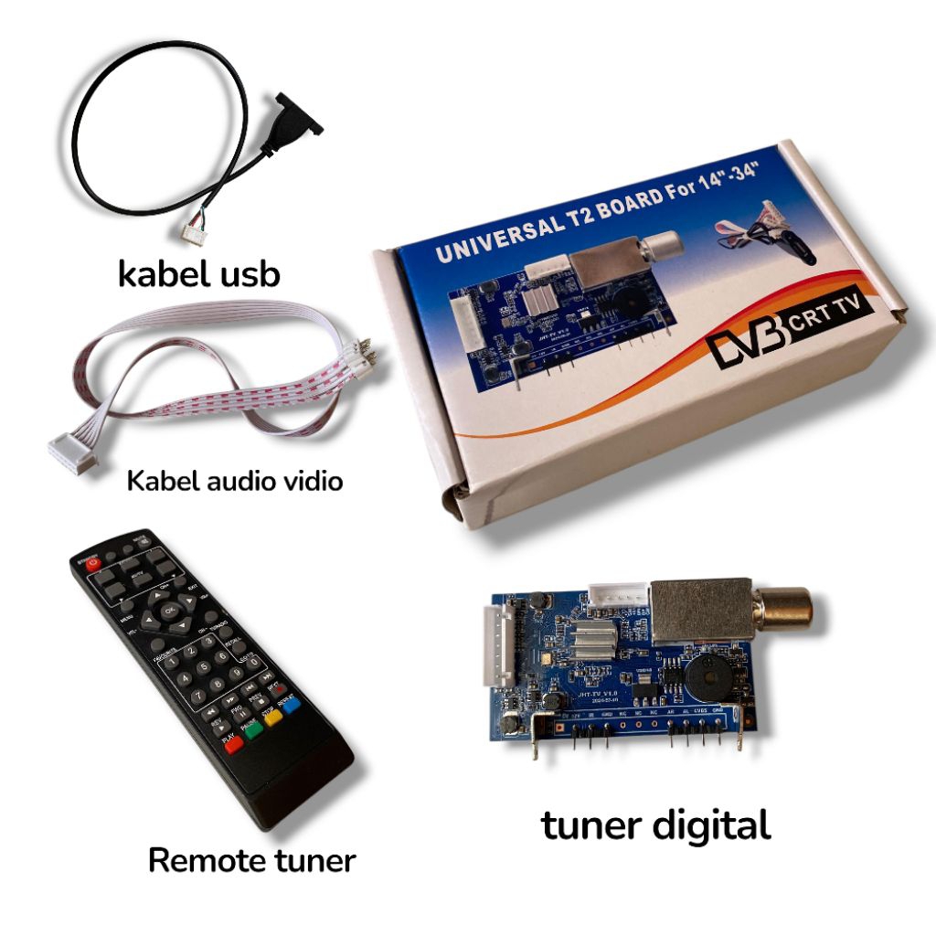 TUNER MESIN TV DIGITAL WANSONIC UNIVERSAL TV TABUNG , LED DAN LCD / TUNER DIGITAL TV TABUNG