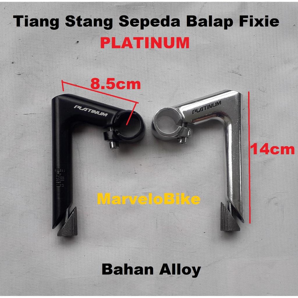 Stem Bango Tiang Stang Sepeda Balap Fixie RoadBike 22.2mm Platinum Taiwan