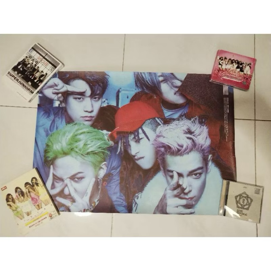 Official Poster Album BIGBANG MADE The Full Album Double Sided + Tube BIG BANG GD GDragon G-Dragon T