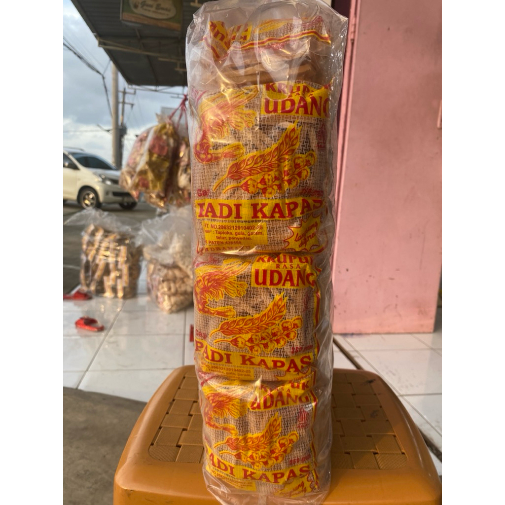 Kerupuk udang stik padi kapas 5 kg