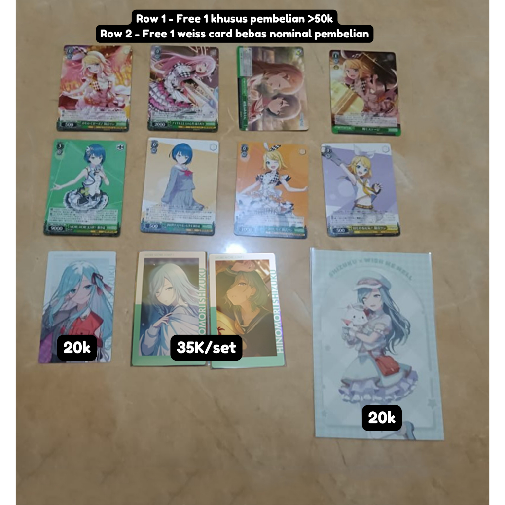 Project Sekai - Various Merch (baca desc)