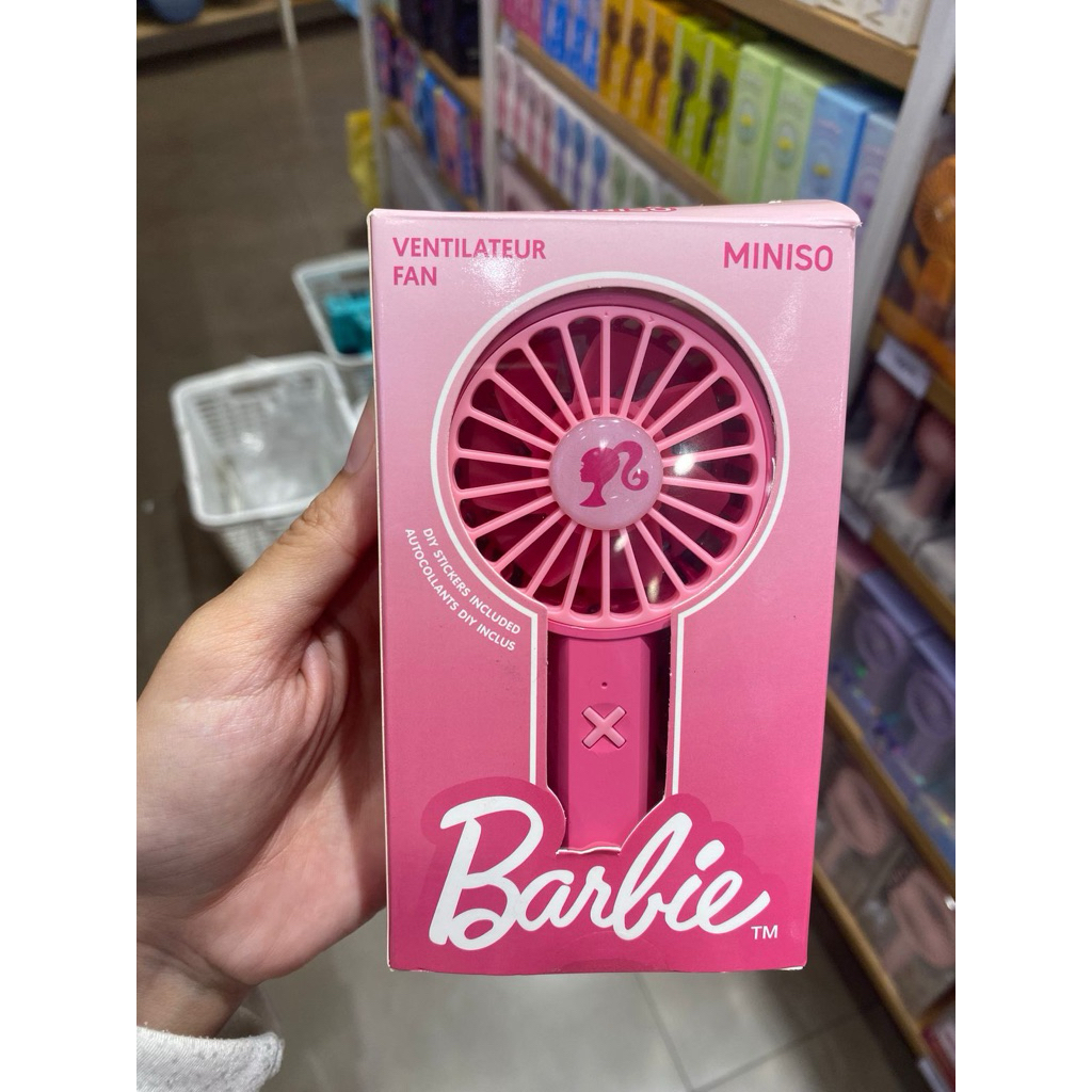 Miniso x Barbie - Collection Handheld Fan (Pink)