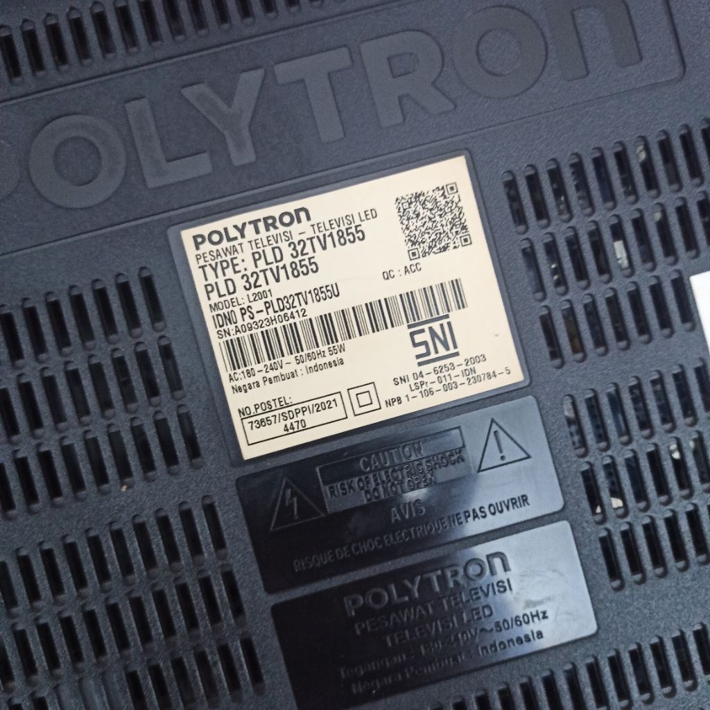 LED TV Polytron 32in tag 43 50 55 60 Samsung Sony Toshiba SHARP AKARI AQUA TCL coccaa