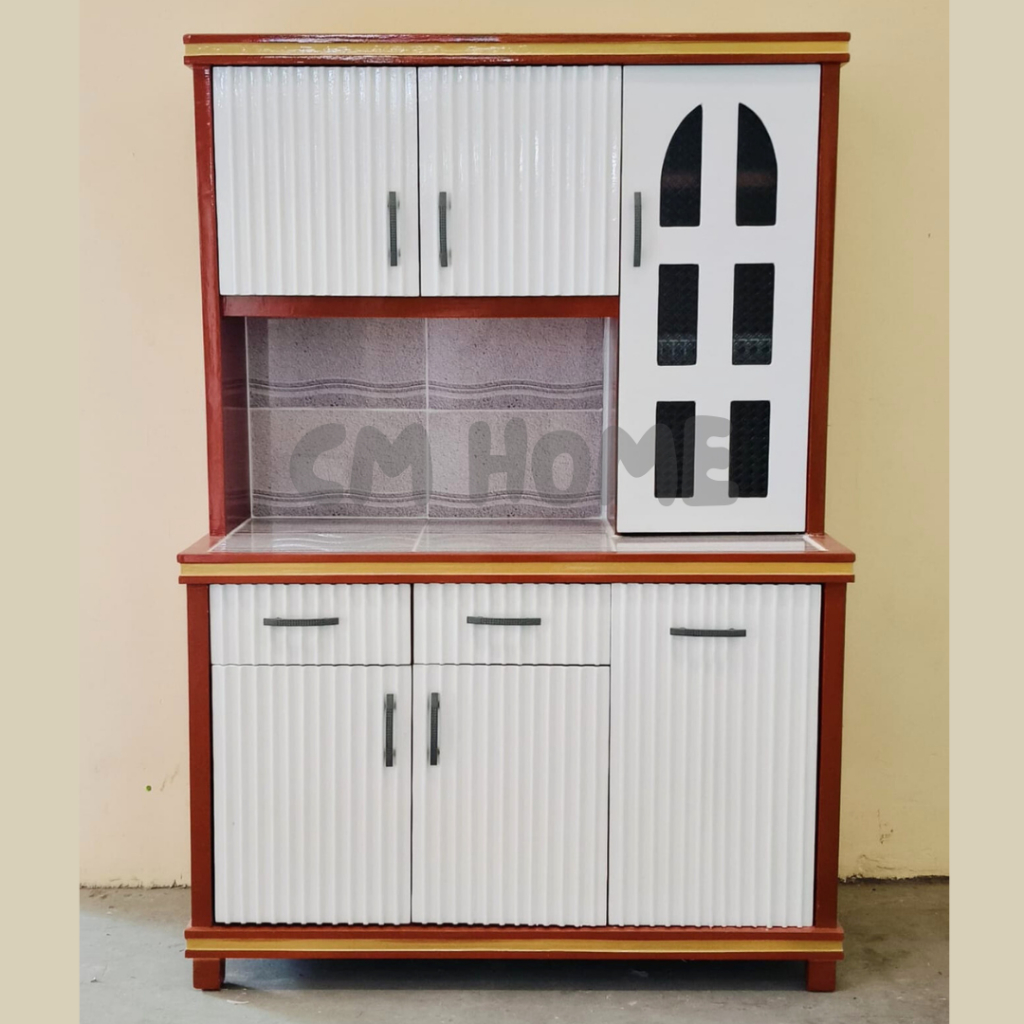 Rak Piring Kayu Minimalis 3 Pintu / Lemari Sayur / Lemari Dapur /  Rak Piring Duco / LEMARI PIRING R