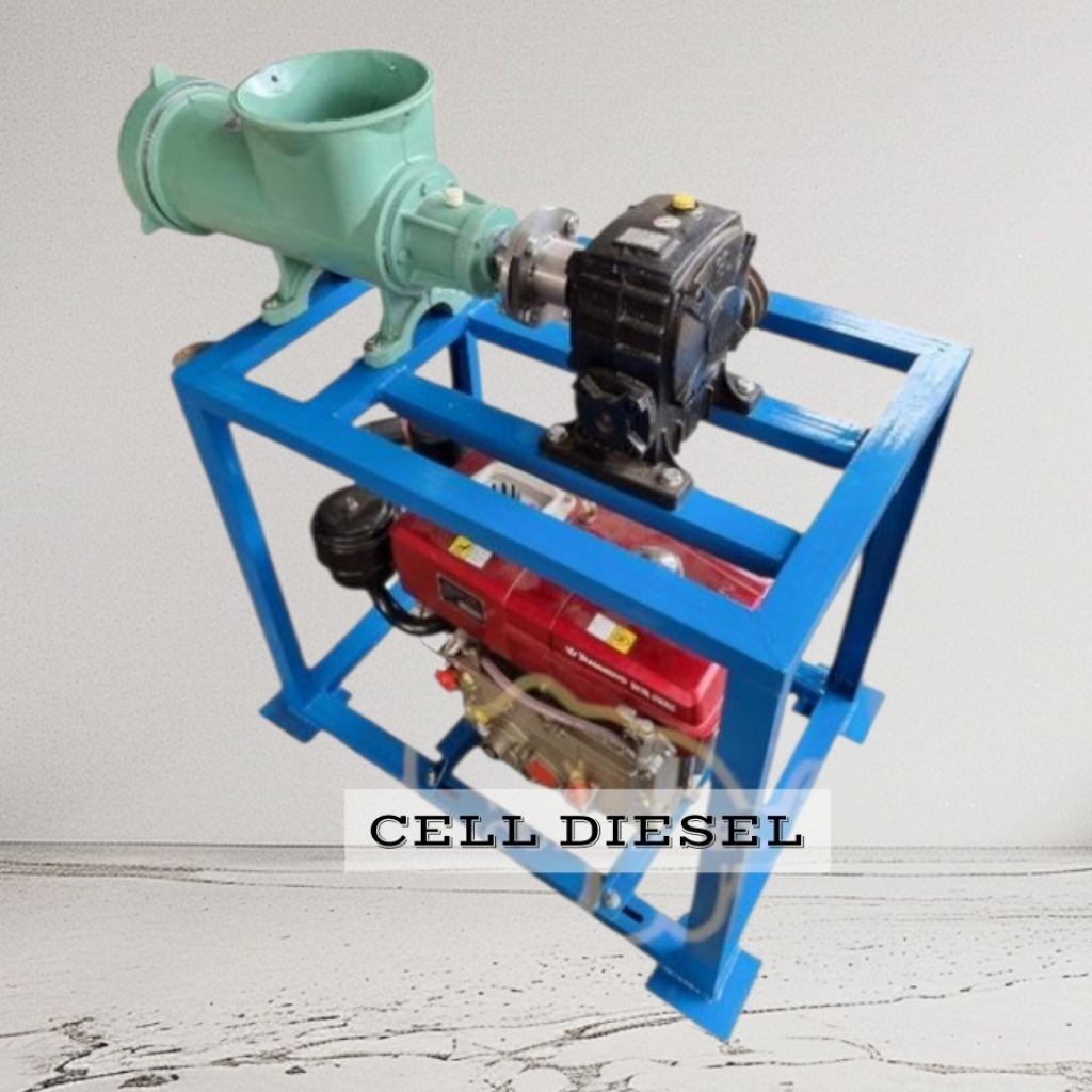 Mesin Giling Daging & Kacang 62 MAHKOTA + Mesin Diesel