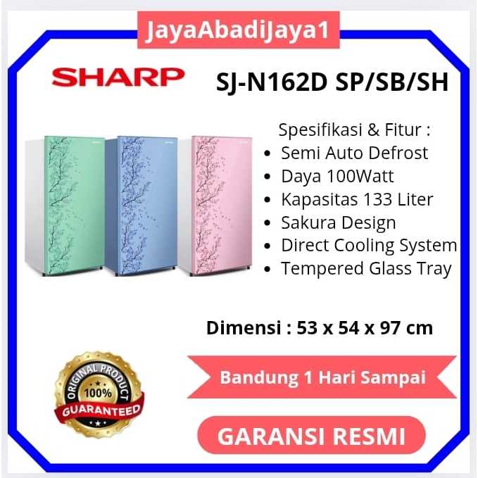 kulkas 1pintu Sharp sjn 162