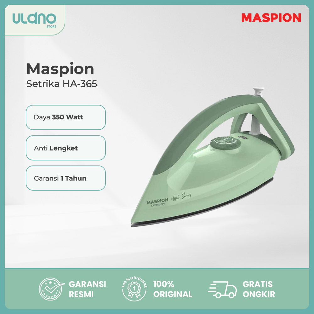 Maspion Setrika Automatic Iron Hijab Series HA-365 | Setrika Maspion HA 365