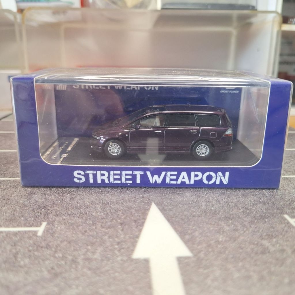 Diecast Miniscale Street Weapon Honda Odyssey Purple 1/64 Super Duper Rare