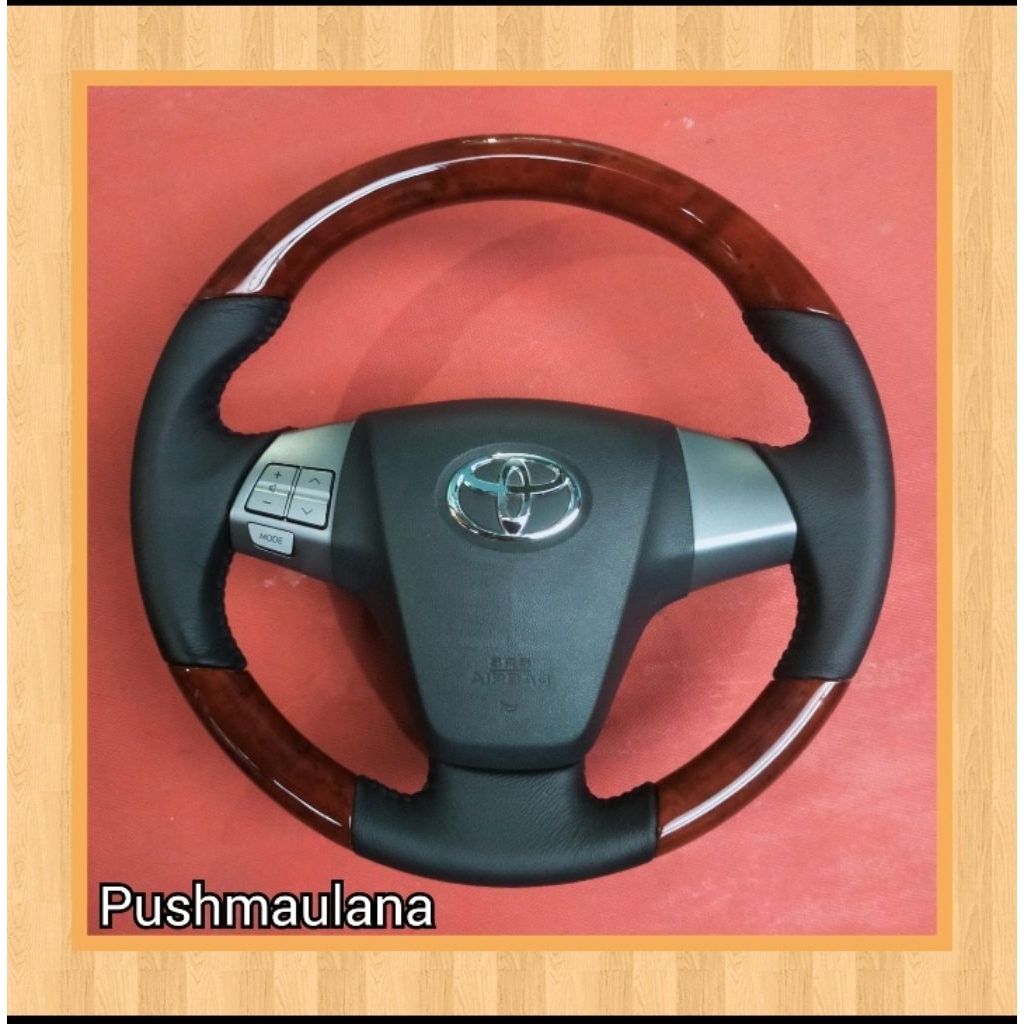 Setir Stir Avanza Velos Wood Audio Like new