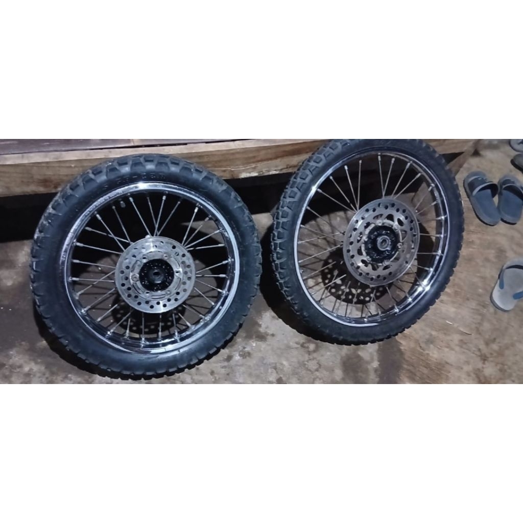 velg depan belakang ori copotan klx