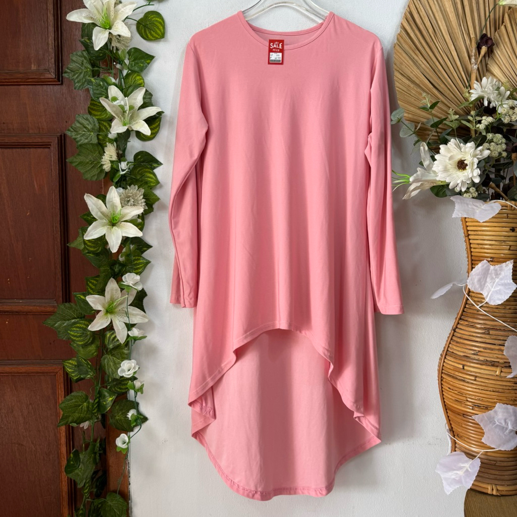 Tunik Jersey Pink Polos Penguin