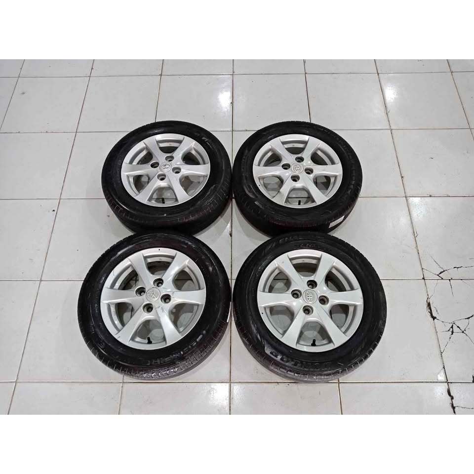 velg mobil second oem agya R14 baud 4x100 untuk Agya Aila Sigra Calya Brio