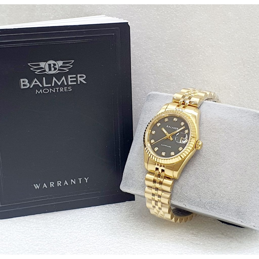 Balmer Montres Sapphire Date – Silver Rosegold Elegance