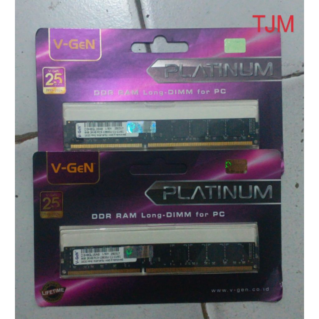 VGEN DDR3 8 GB UNTUK PC