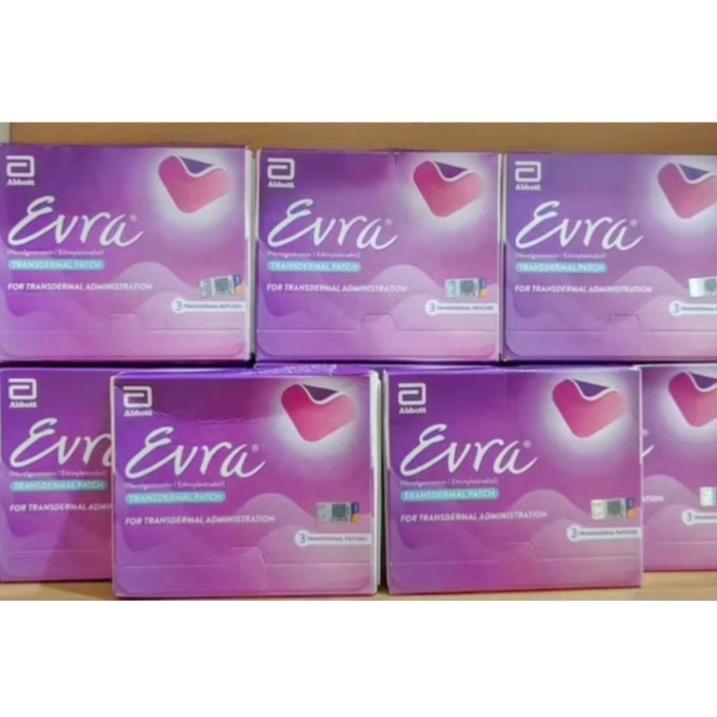 (EVRA) TRANSDERMAL KB PATCH isi 3 Original Malaysia READY STOCK