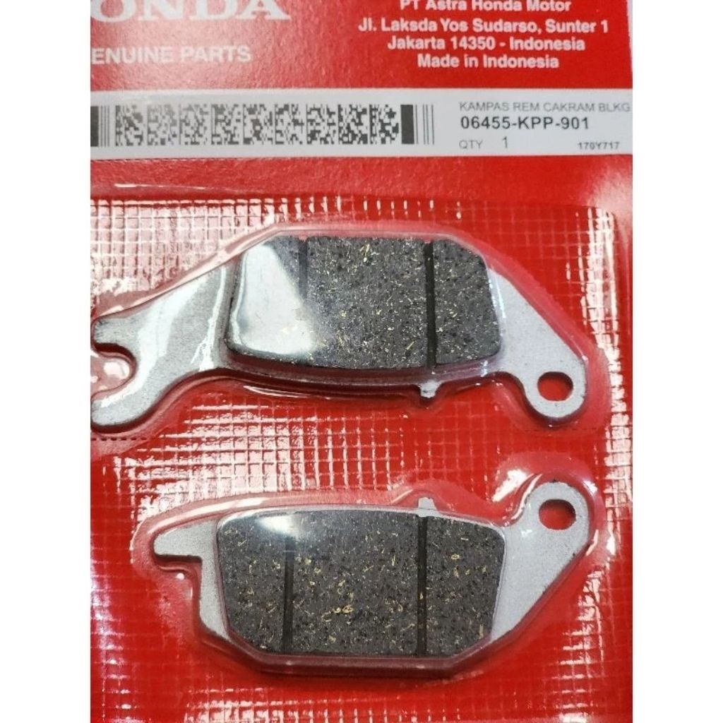 Kampas Rem (Disk) KPP Cakram Belakang – Supra X 125 (GRADE A SUPER)