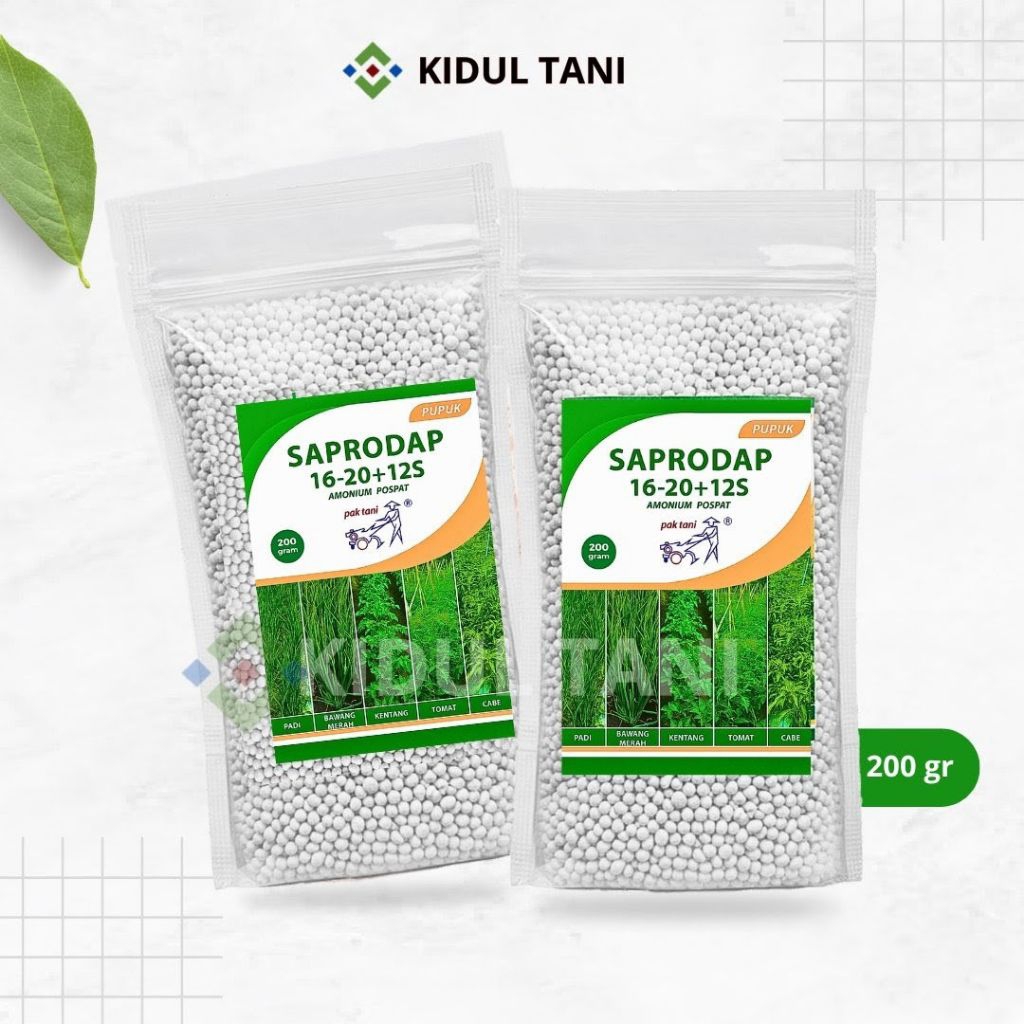 Pupuk SAPRODAP Pak Tani Kemasan Repack 200 gram Saprotan Utama