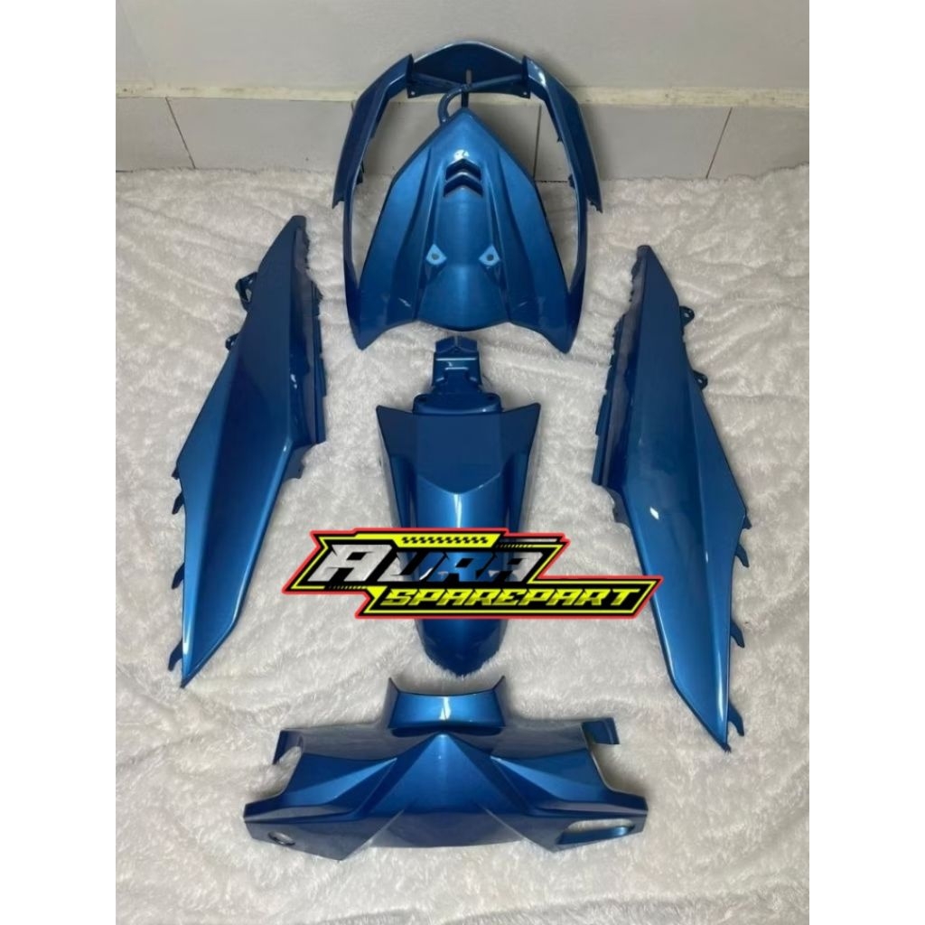 COVER BODY HALUS BEAT FI 2013-2016 WARNA BIRU