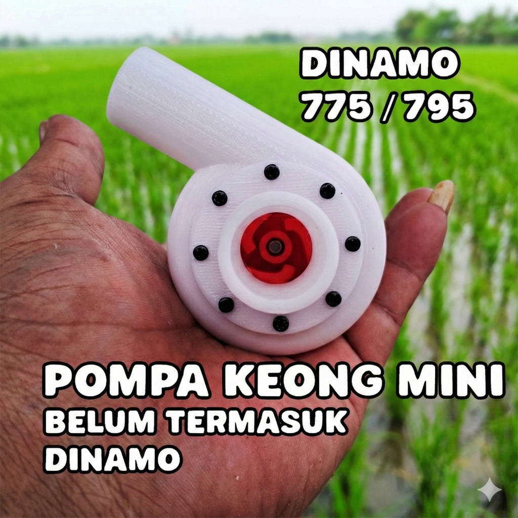 PROMO Diy  Pompa air mini keong dinamo 775 - 795