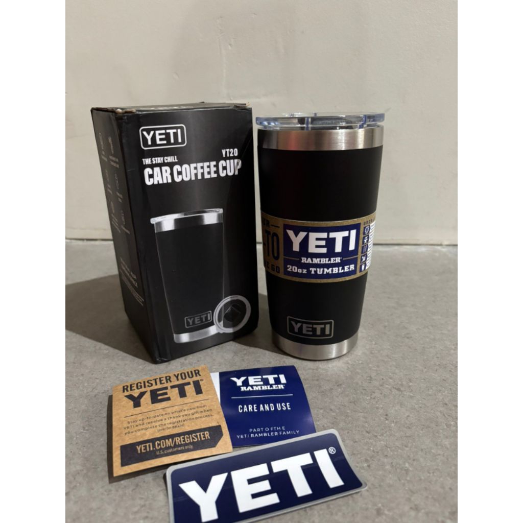 yeti tumbler Rambler black