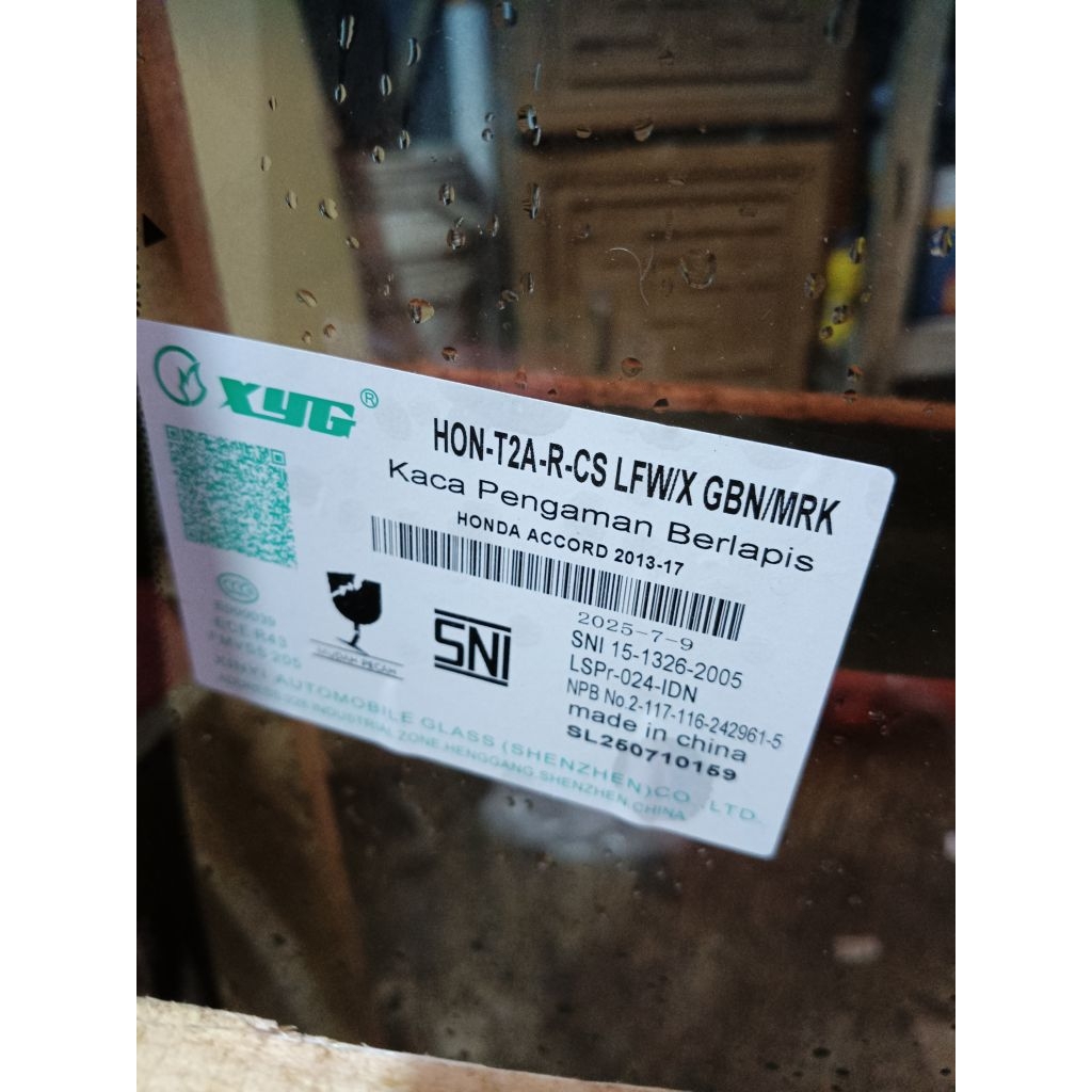KACA DEPAN HONDA ACCORD 2013-2017