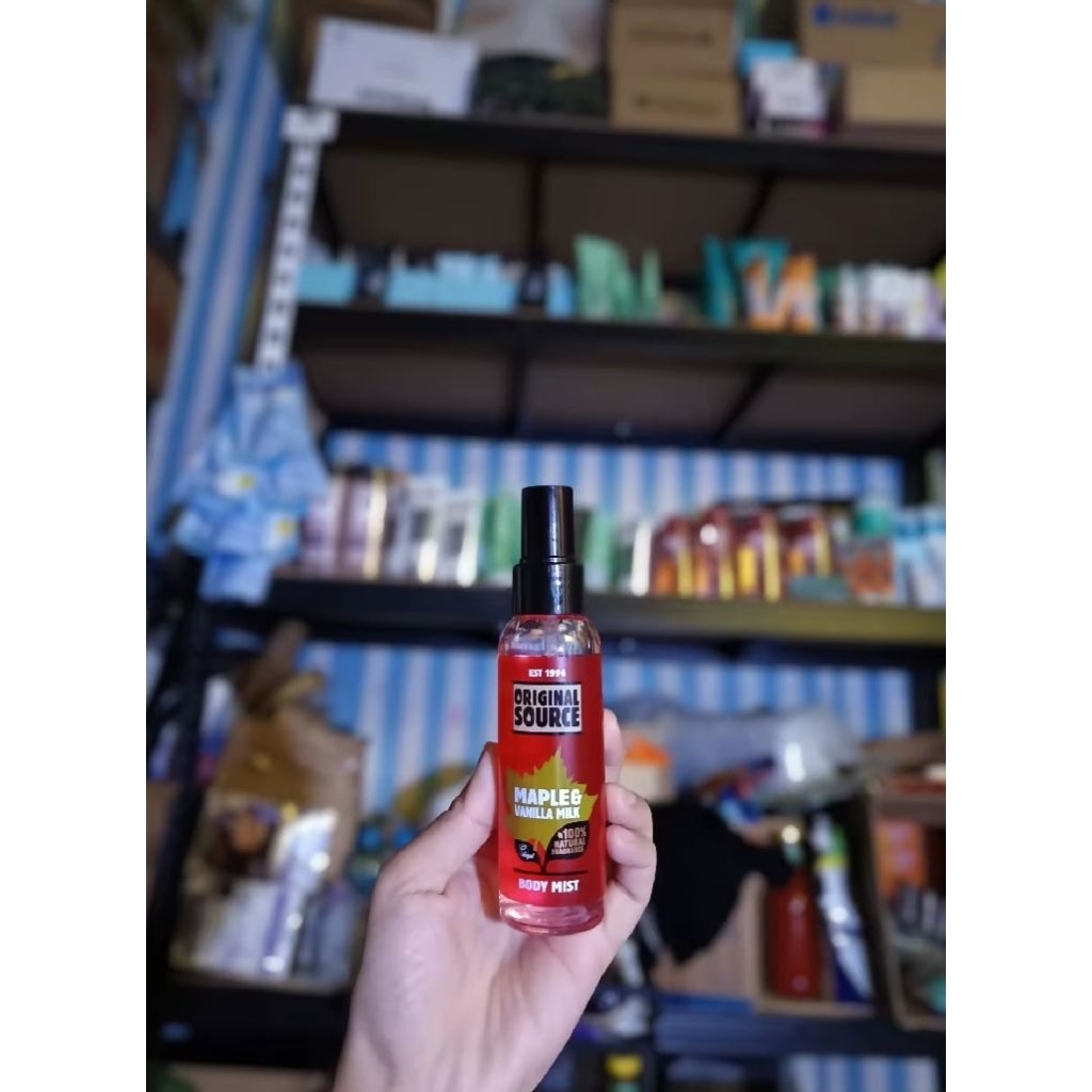 ORIGINAL SOURCE MAPLE & VANILLA MILK BODY MIST 100ML