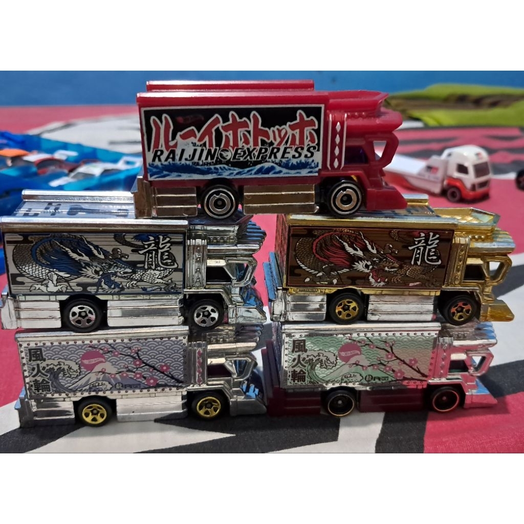 Hot Wheels Raijin Express paketan