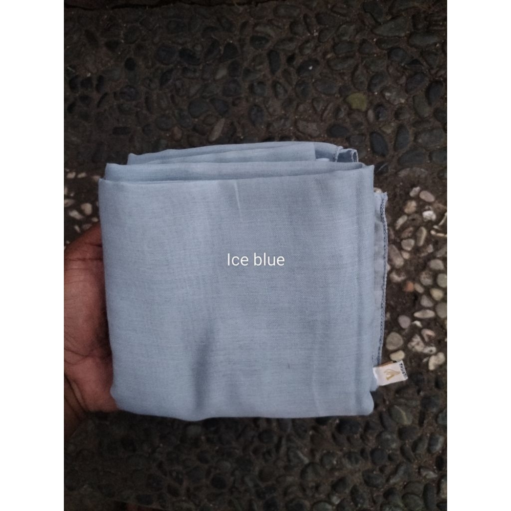 COD Hijab Paris Jadul Warna Ice Blue