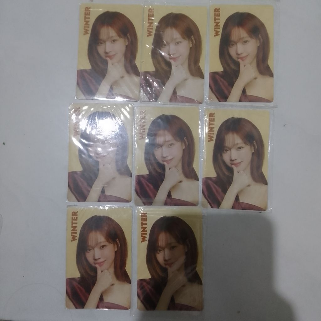 photocard Aespa Nabati Winter