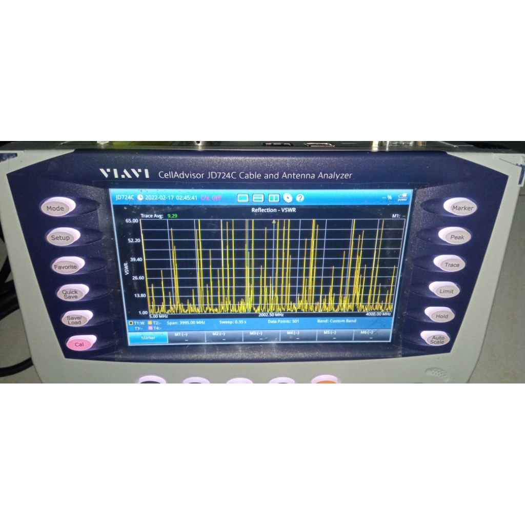viavi spektrum analyzer kabel dan antena