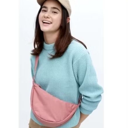 Uniqlo tas bahu selempang mini Hijau