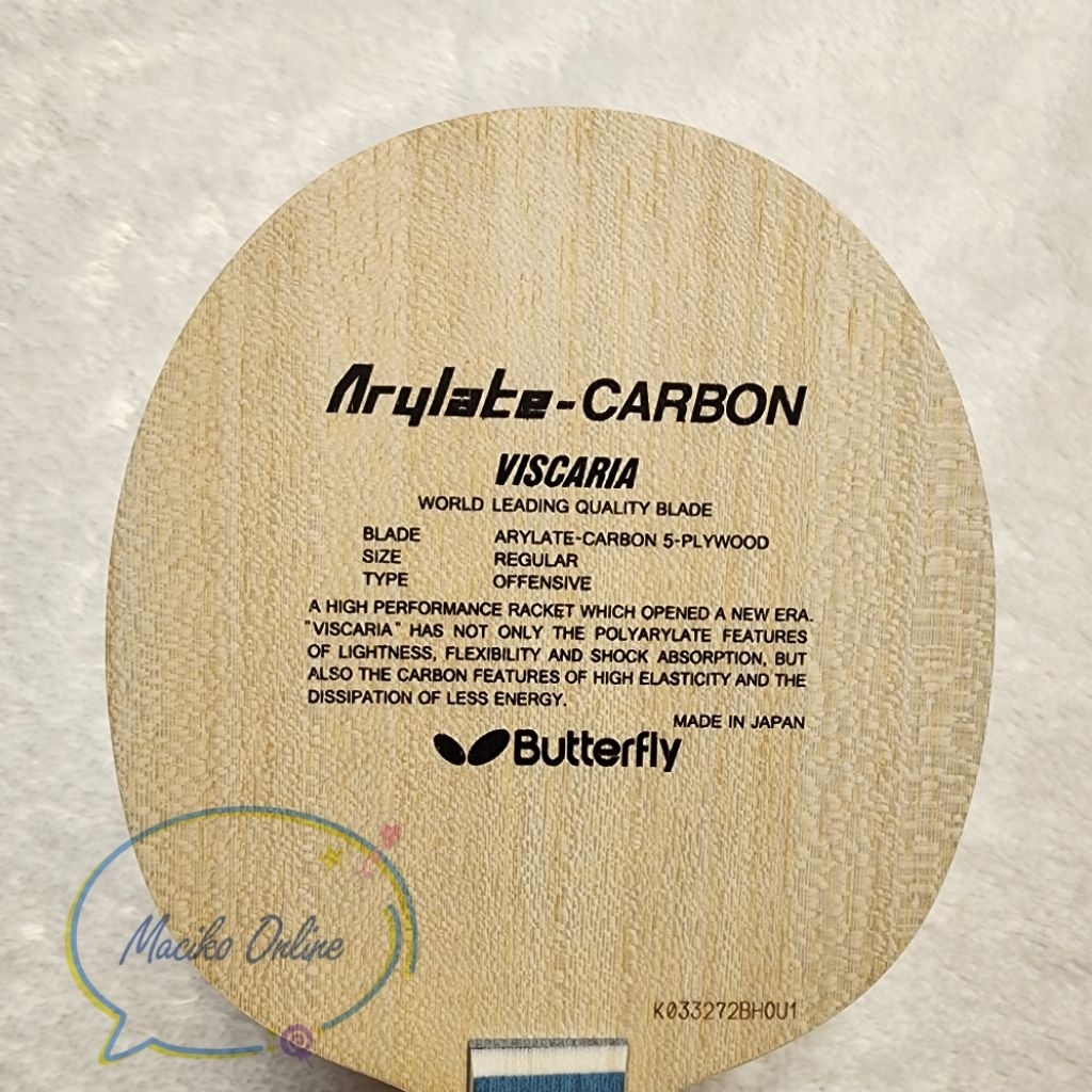 Bet Tenis Meja Butterfly Viscaria ST ORIGINAL