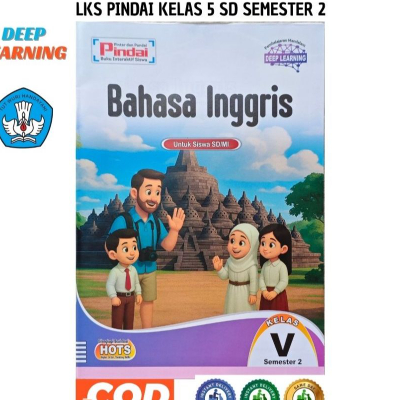 Lks Pindai Bahasa inggris Kelas 5 SD Smt 2 Kurmer  Terbaru Murah