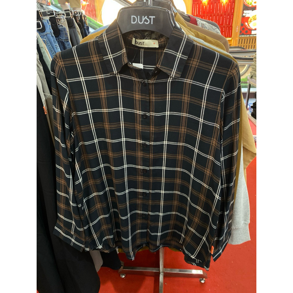 KEMEJA KOTAK KOTAK DUST BRAND MATAHARI ORIGINAL