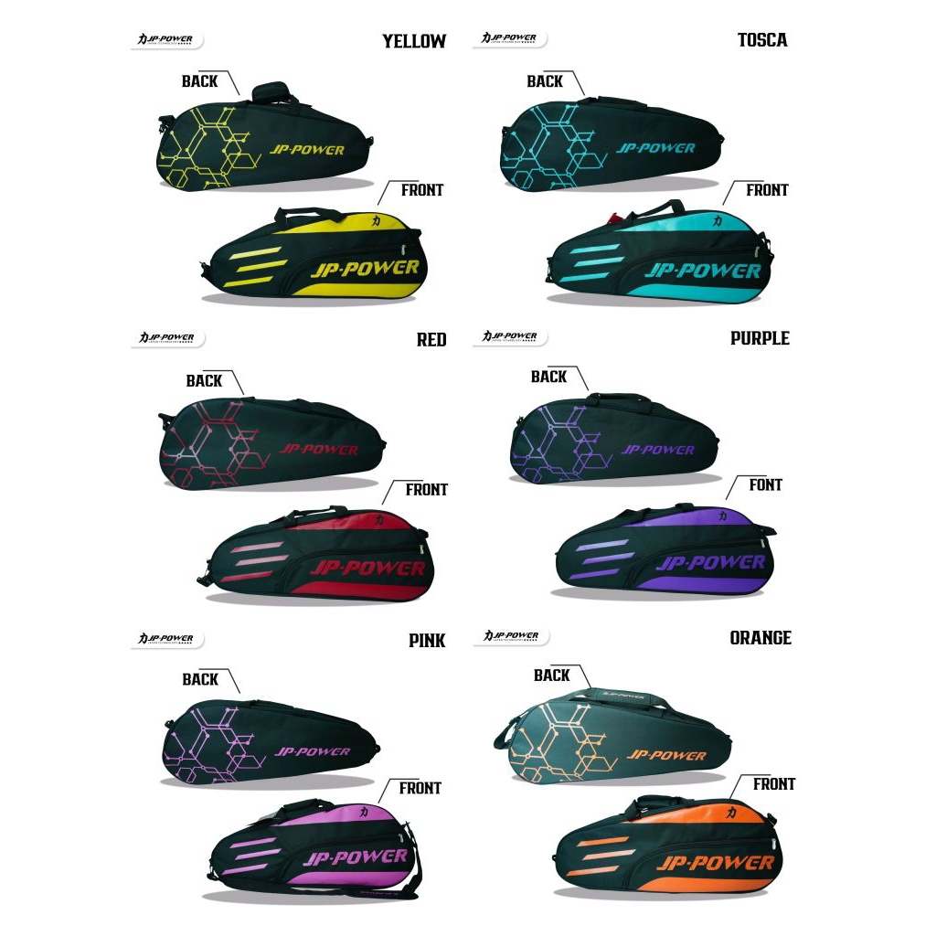 Tas Badminton Tas Raket Bulutangkis JP Power Original