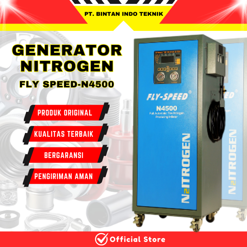 FS N4500 Generator Nitrogen Peralatan Bengkel Modern Mesin Nitrogen Industri Otomotif Fly Speed 4500