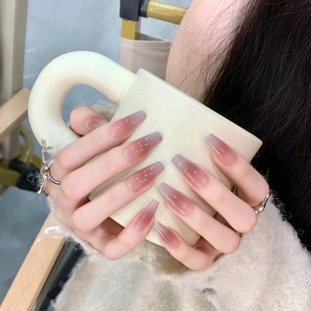 Kuku Palsu Dan Lem Nail Art Wisuda Aesthetic Nikahan Tangan / Kuku Palsu Nail Art + Lem A808