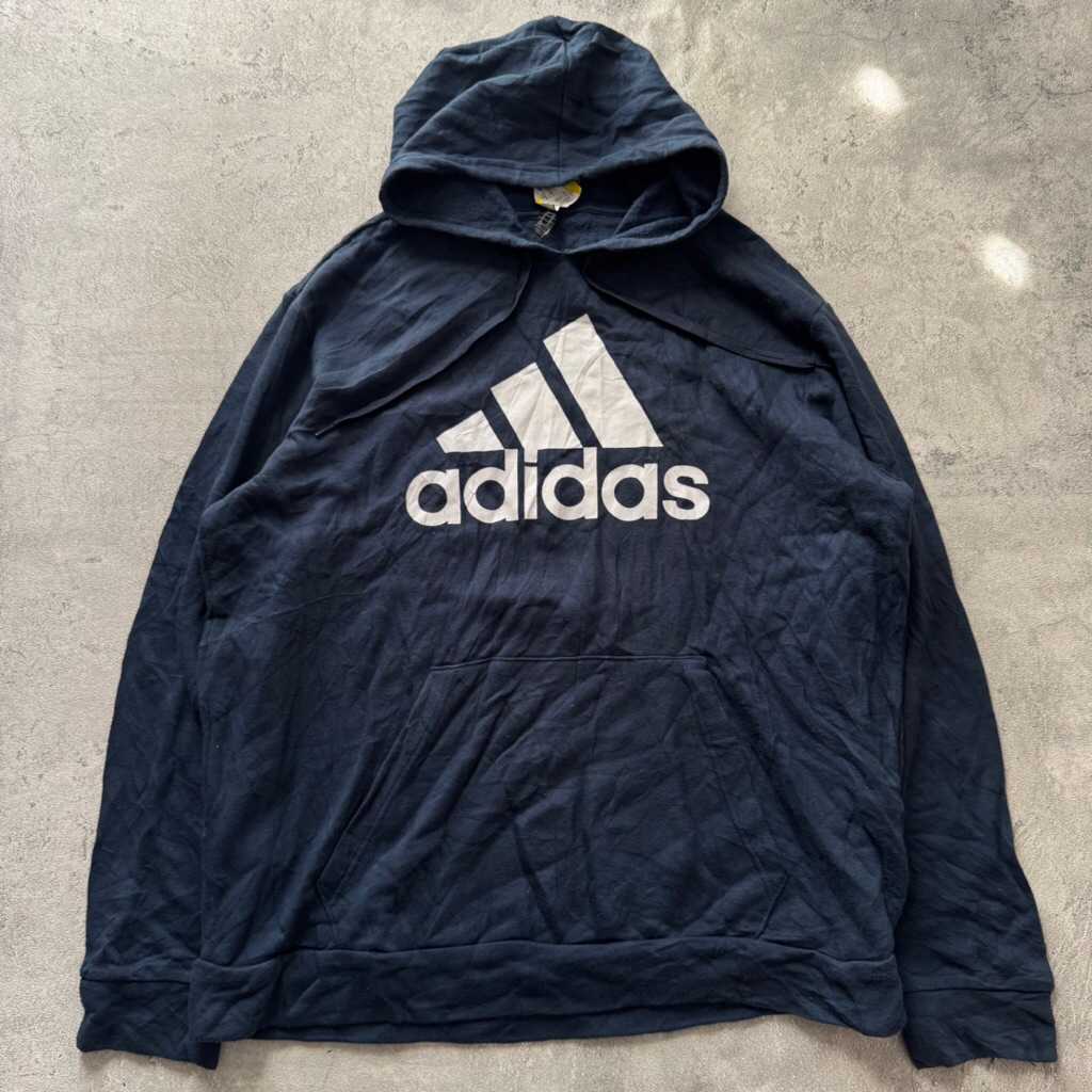 Adidas Essentials hoodie in dark blue colour
