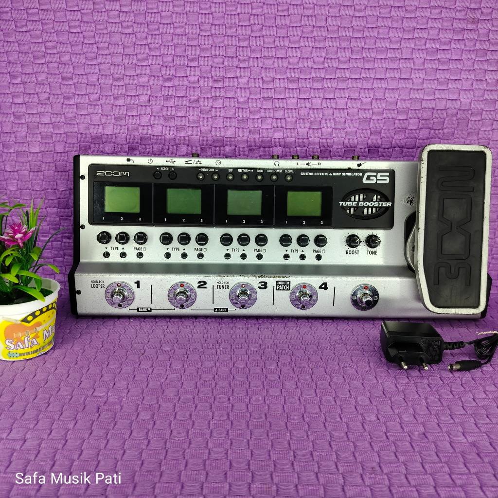 ZOOM G5 Efek Gitar Kondisi Terawat, Normal semua, Original