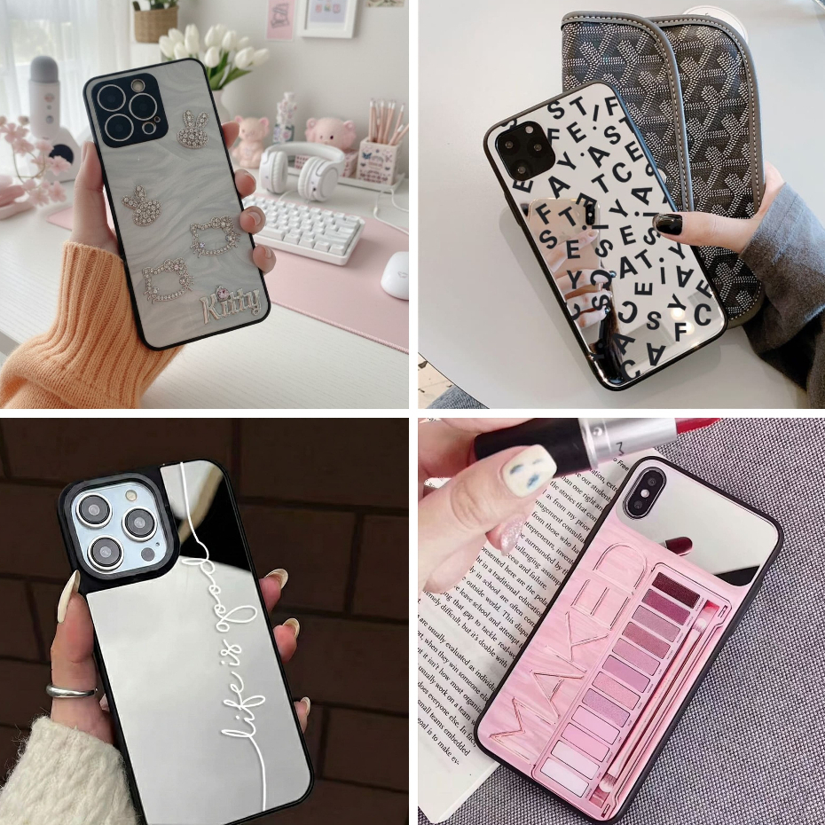 Fashion Mirror Case Realme Note 50 Note 60 Note 60X U1 X